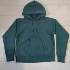 チャンピオン リバースウィーブパーカー ダークグリーン M 赤単色タグ