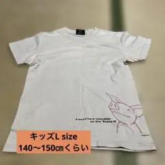 キッズTシャツ ブタさん　L size