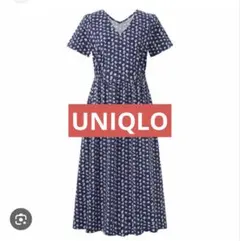ユニクロ ポールアンドジョー UNIQLO ロングワンピース 花柄 半袖