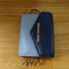 MICHAEL KORS キーケース ネイビー ライトブルーのサムネイル