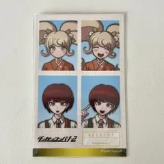 ダンガンロンパ 西園寺日寄子 小泉真昼 証明写真風ステッカー