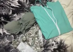 レディース水着 3点セット まとめ売り ビキニ ワンピース 体型カバー 韓国風