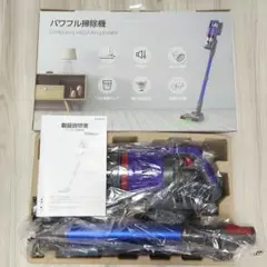 230kPa強力吸引コードレス掃除機 自立式 55分連続稼働 LEDライトのサムネイル