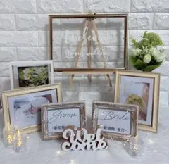 ウェルカムスペース　ウェルカムグッズ　ウェルカムボードホワイトグリーンセット春夏