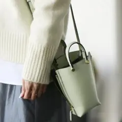 【E'POR】Y BAG Micro（サイドジップマイクロショルダーバッグ）