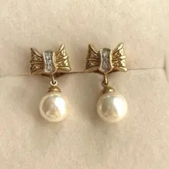 NINA RICCI パール　イヤリング