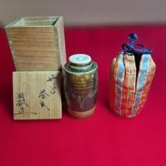 森谷陶谷作..丹波焼肩衝茶入.共箱のサムネイル