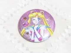 セーラームーン ローソン オーロララメ缶バッジ 笑顔 セーラームーン