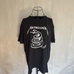 【極上フェード】メタリカ METALLICA スネーク バンドT 墨黒のサムネイル
