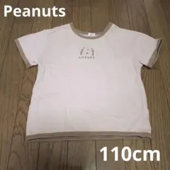 Peanuts Snoopy 110cm 半袖 Tシャツ ベージュ