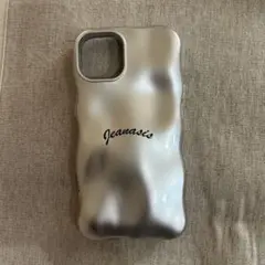 Jeanasis iPhone14ケース　シルバー