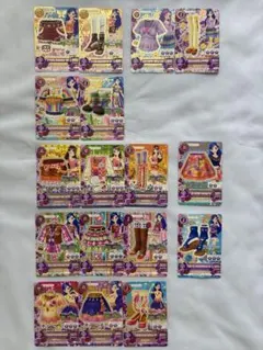 アイカツカード ボヘミアンスカイ 9枚 セット 風沢そら 神崎美月 紫吹