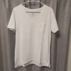 OPAQUE.CLIP オーペックドットクリップ Vネック Tシャツ　小さめＬ