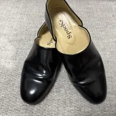 スポックシューズ黒 ローファー 850 25cm