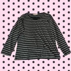平成 森ガール ボーダー Tシャツ ウィッシュコア 韓国