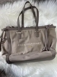 JILLbyJILLSTUART フリルレイヤードトートバッグ　モカ