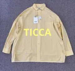 TICCA オーバーサイズ　ゆったり　ポケット　ロング　シャツ