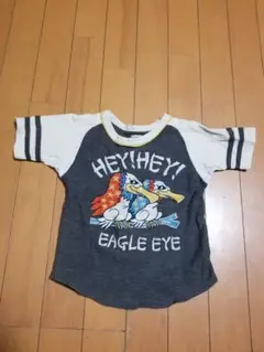 WASK 古着USED刺繍キャラクター100サイズ Tシャツお揃いあります