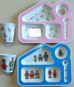 キャスキッドソン/Cath Kidston プロヴァンスローズ柄お皿4枚セット キャスキッドソン/Cath Kidston プロヴァンスローズ柄お皿4枚