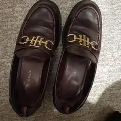 Tommy Hilfiger ダークブラウン ローファー