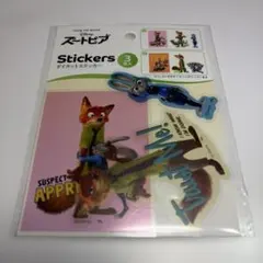 Disney ズートピア ダイカットステッカー 3枚セット