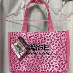 ROSE FAN FAN トートバッグ ピンクヒョウ柄のサムネイル