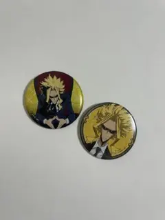 僕のヒーローアカデミア　オールマイト　缶バッジ　2点セット