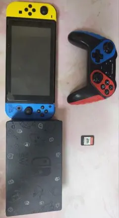 Nintendo Switch 本体 ほぼ新品未使用 ソフト付き