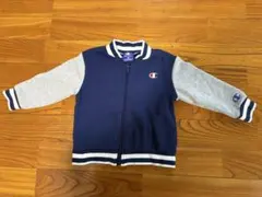 Champion ジップアップトレーナー 90サイズ ネイビー/グレー