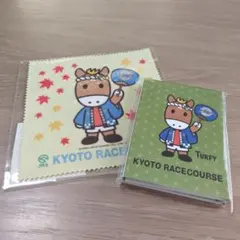 JRA JBC ターフィー君 クリーナークロスとメモ帳セット