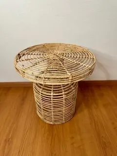 山川ラタン 丸スツール 山川 譲　剣持勇 美品 山川ラタン 丸スツール 山川 譲 剣持勇 美品 山口一郎 - メルカリ