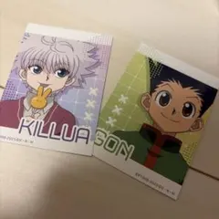 【JUMP SHOP】HUNTER×HUNTER ミニブロマイド ゴン キルア