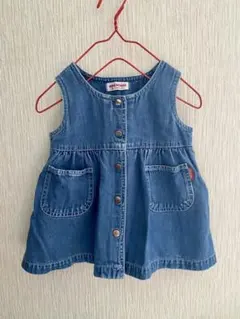 ミキハウス ジャンパースカート 80