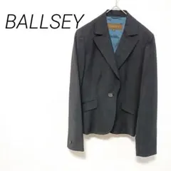 BALLSEY ダークグレー テーラードジャケット Mサイズ　青色の裏地　美品