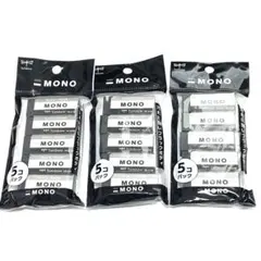 新品 トンボ MONOブラック 消しゴム PE01 15個セット まとめ売りのサムネイル
