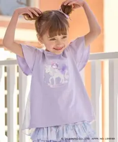 新品 エニィファム サンリオ キャラクターズ バックシャン Tシャツ トップス