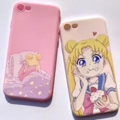 セーラームーン ベッドでゲーム♪ 可愛い iPhoneケース スマホカバーのサムネイル