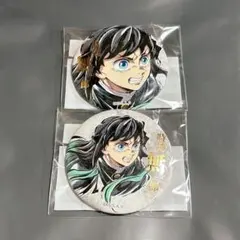 ②鬼滅の刃 時透無一郎 webshopくじc107 箔押し缶バッジA B セット