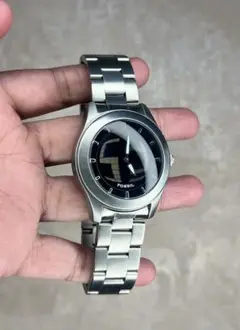 【新品電池】fossil big tic 腕時計 y2k tec アナデジ fossil big tic 腕時計 y2k tec アナログ デジタル fossil big