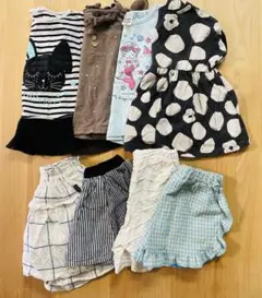 【8点】90㎝✴︎Tシャツとショートパンツセットまとめ売り！