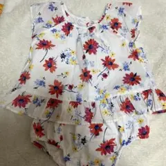 【お値下げ】GAP baby 6-12months セットアップ　花柄　ピンク