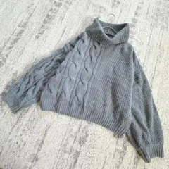 ショート丈 ブルー 冬