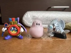 遊戯王一番くじ　時の魔術師、マシュマロン、ブルーアイズトゥーンドラゴンフィギュア