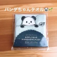 s*a様 新品未使用✨　タオル　パンダ　綿100% タオルハンカチ　おやすみアニ
