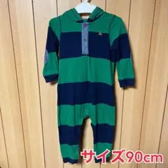 Baby Gap ボーダーカバーオール 90cm【24時間以内発送】