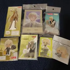 名探偵コナン アクリルスタンド 缶バッジ等 安室透 まとめ売り②