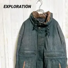 90s EXPLORATION　ヘビーシェルジャケット ワールドマップタグ