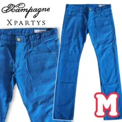 エクスパティーズXPARTYS シャンパン XAMPAGNE カラーデニムパンツ 
