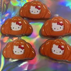 白猫　クロワッサン アクリルプレート　5個セット