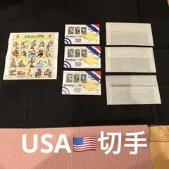 アメリカ 1996 アトランタ五輪 1994 ワールドカップ　記念切手のサムネイル